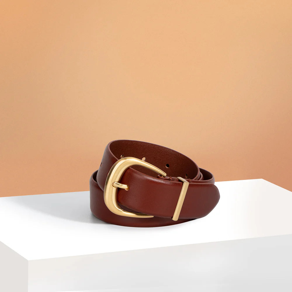 Daphna Wide Belt - Coconut