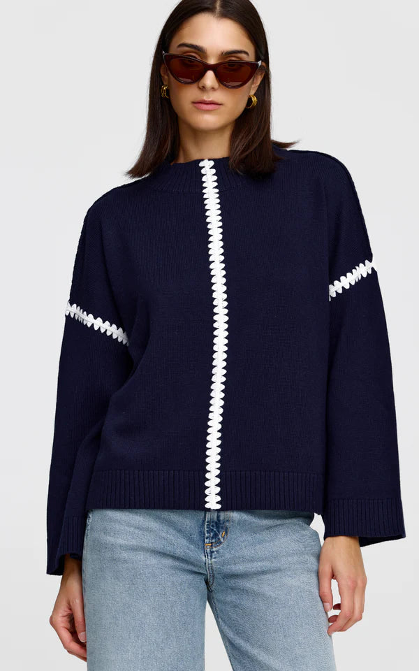 Lottie Knit - Navy