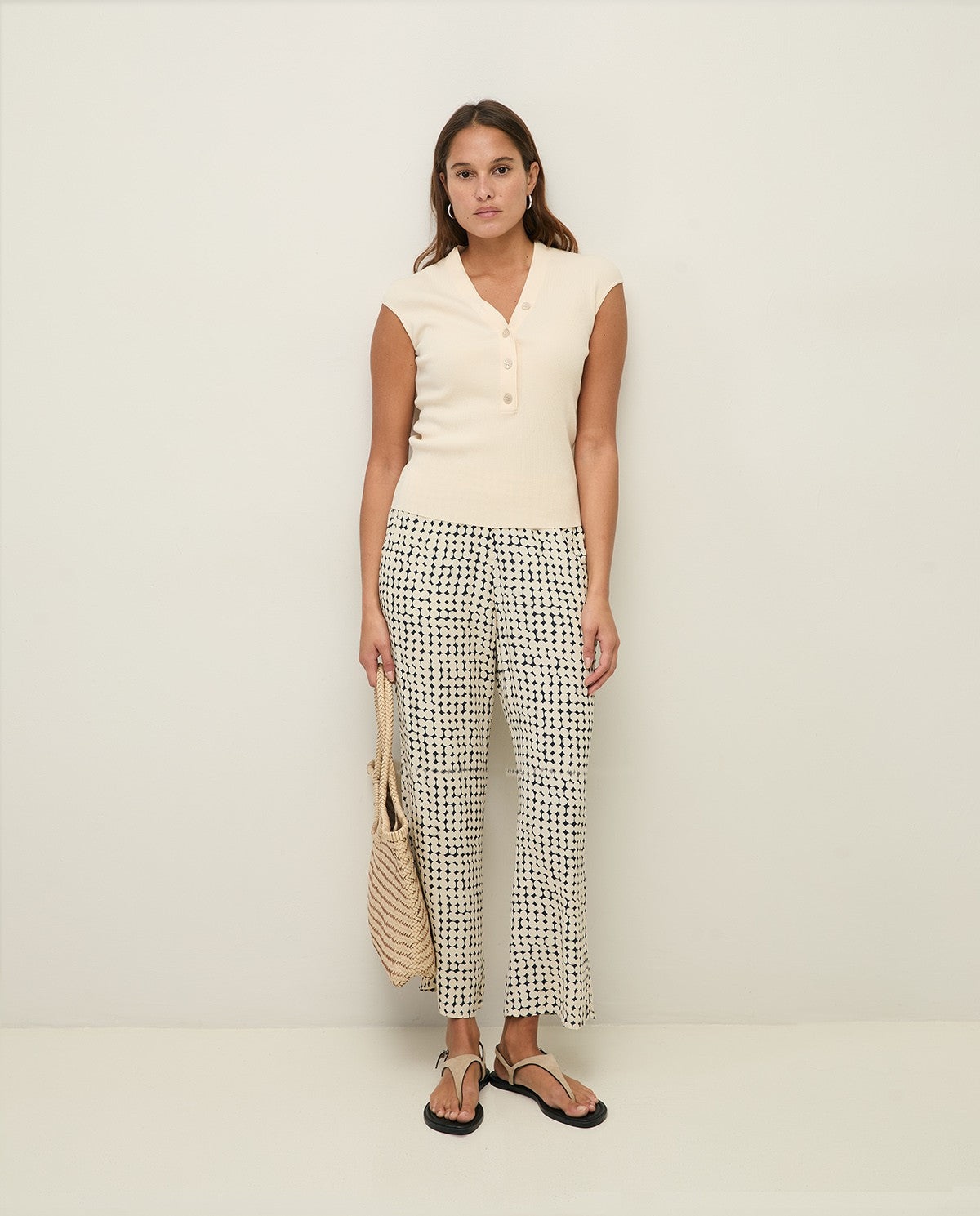 Sleeveless Ribbed Top