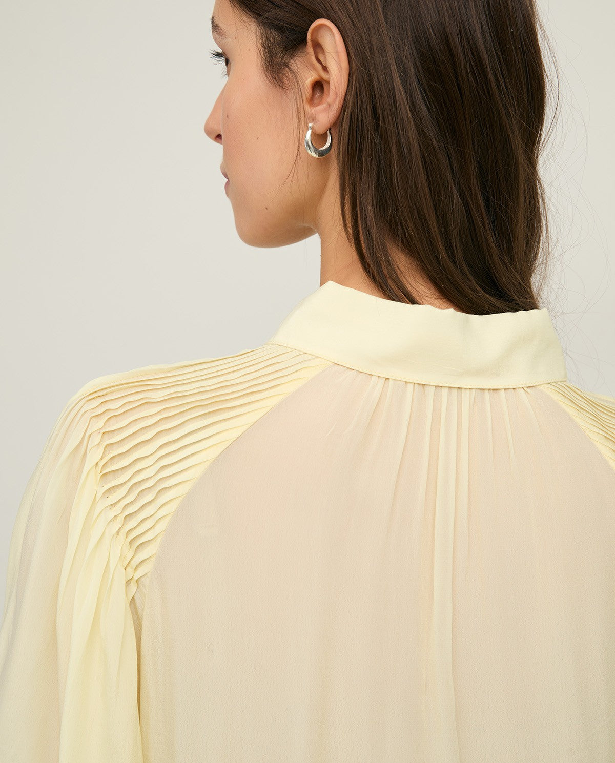 Embroidered Flutter Shirt