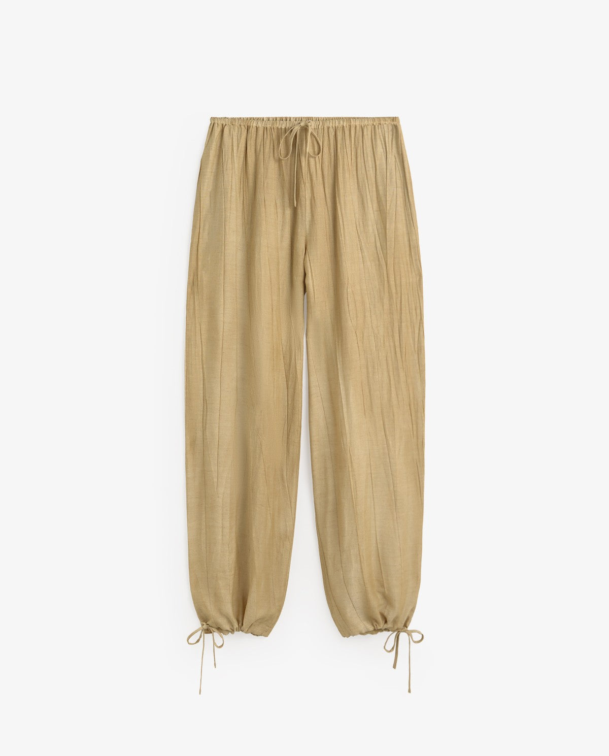 Linen Harem Trousers - Vanilla