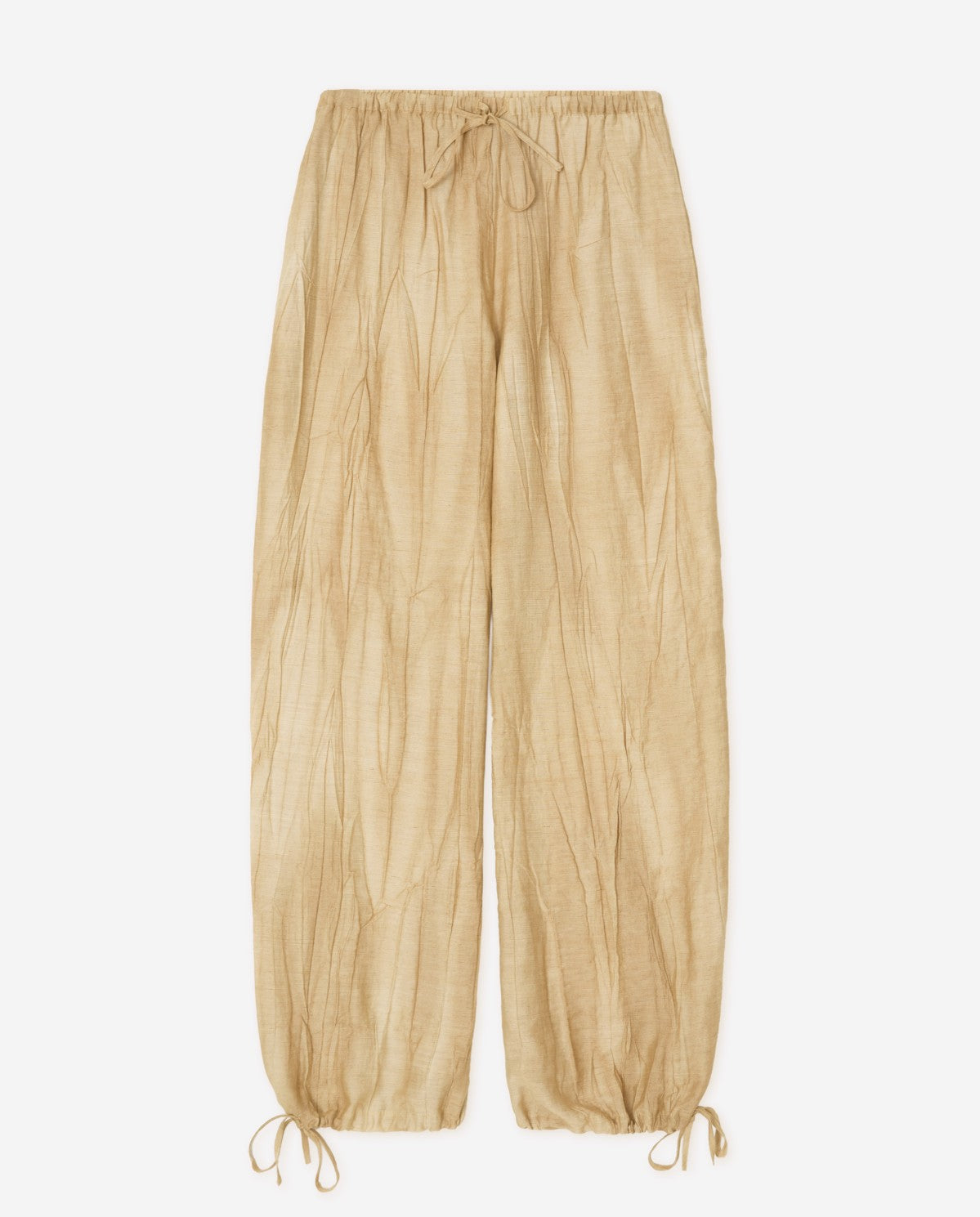 Linen Harem Trousers - Vanilla