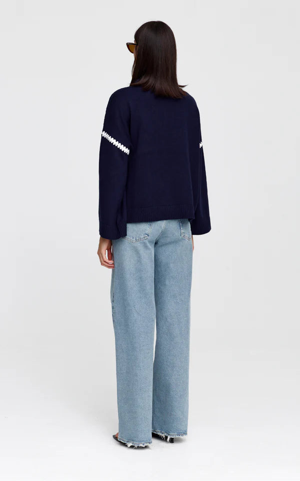 Lottie Knit - Navy