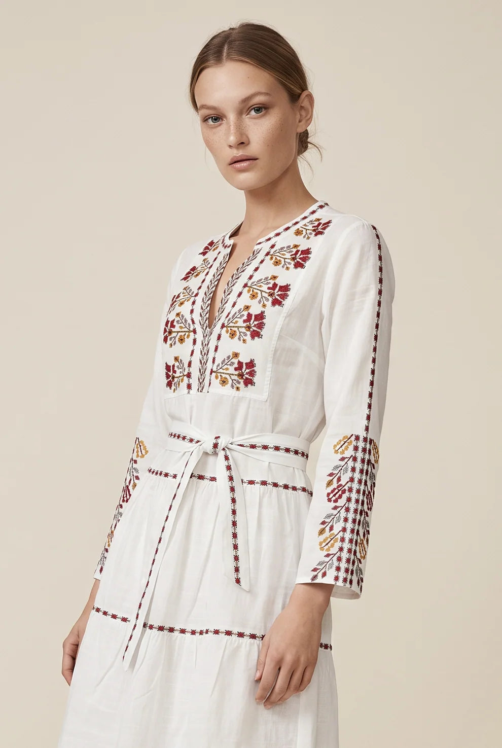 Morocco Mini - Dakota White Linen