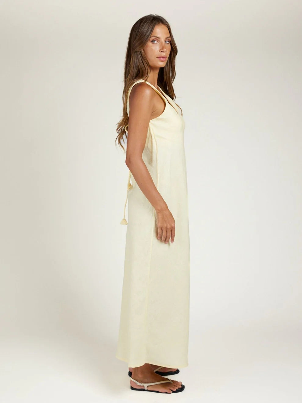 Cable Dress - Lemon