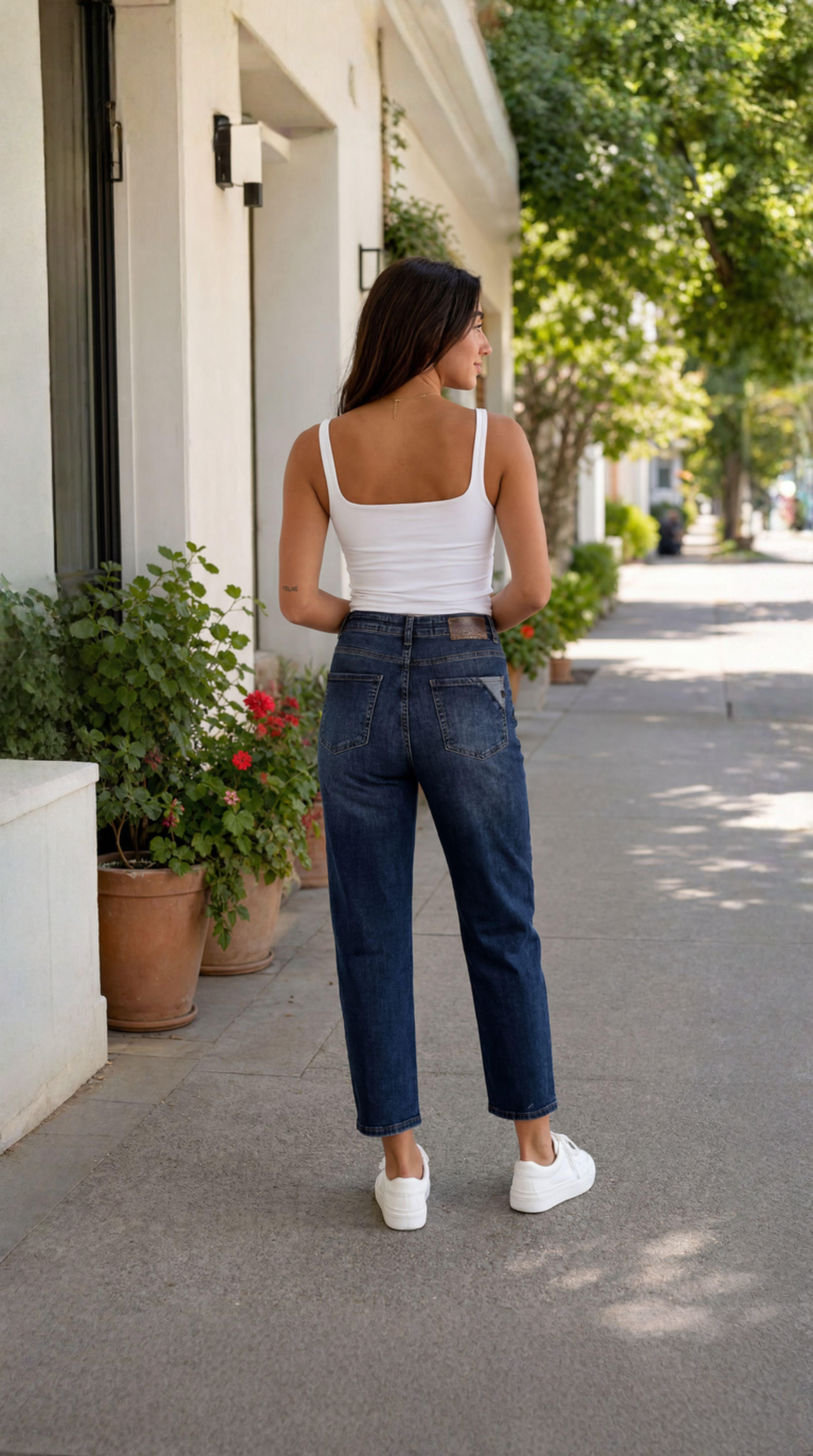 Zhiza Barrel Jean - Blue Denim