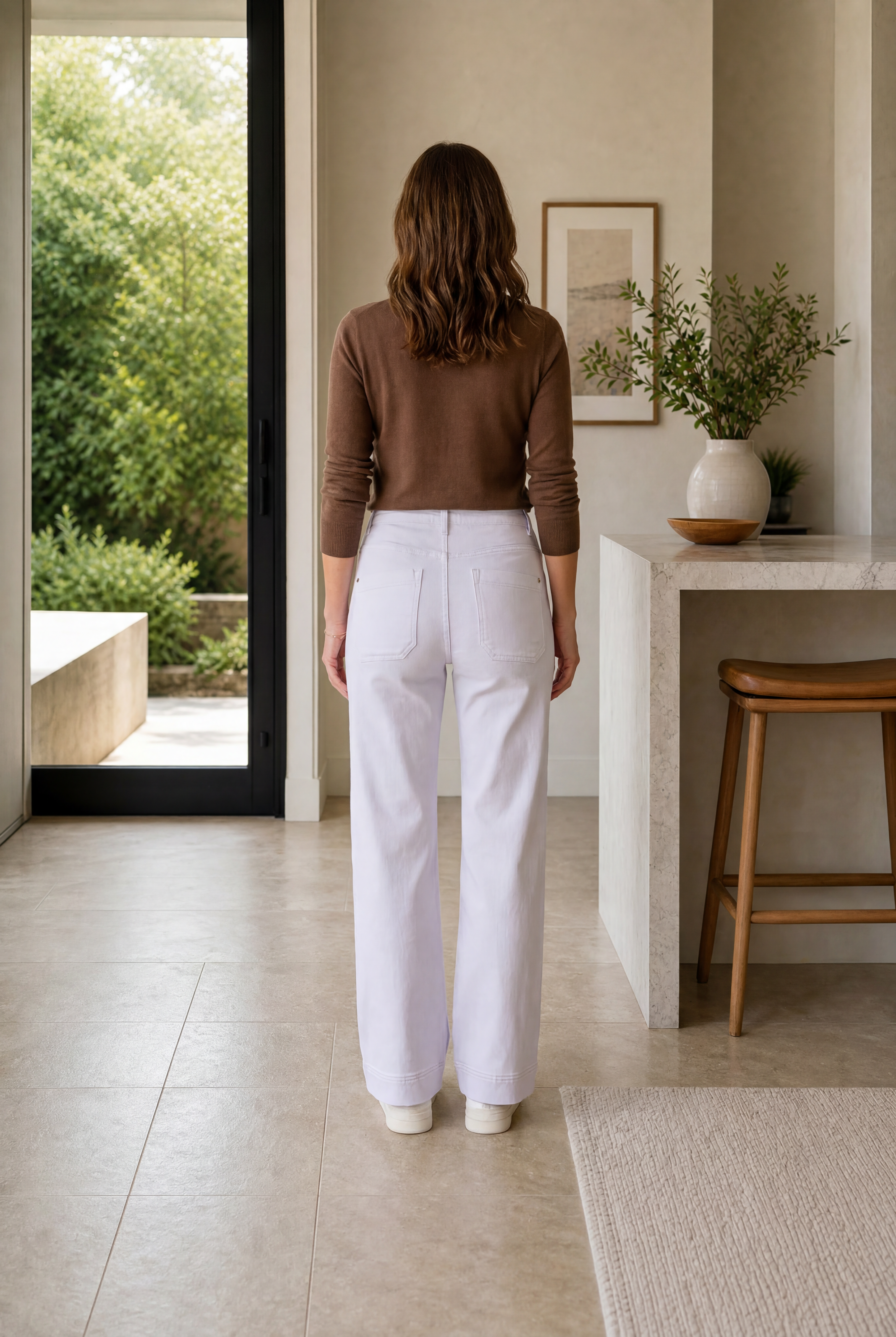 Chrome Jean - White