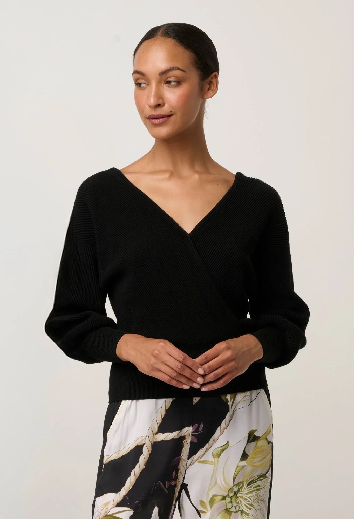 Clarissa Merino Reversible Knit Top