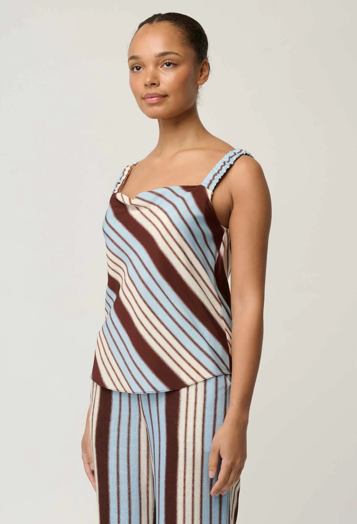 Delray Reversible Cami - Iridescent Stripe
