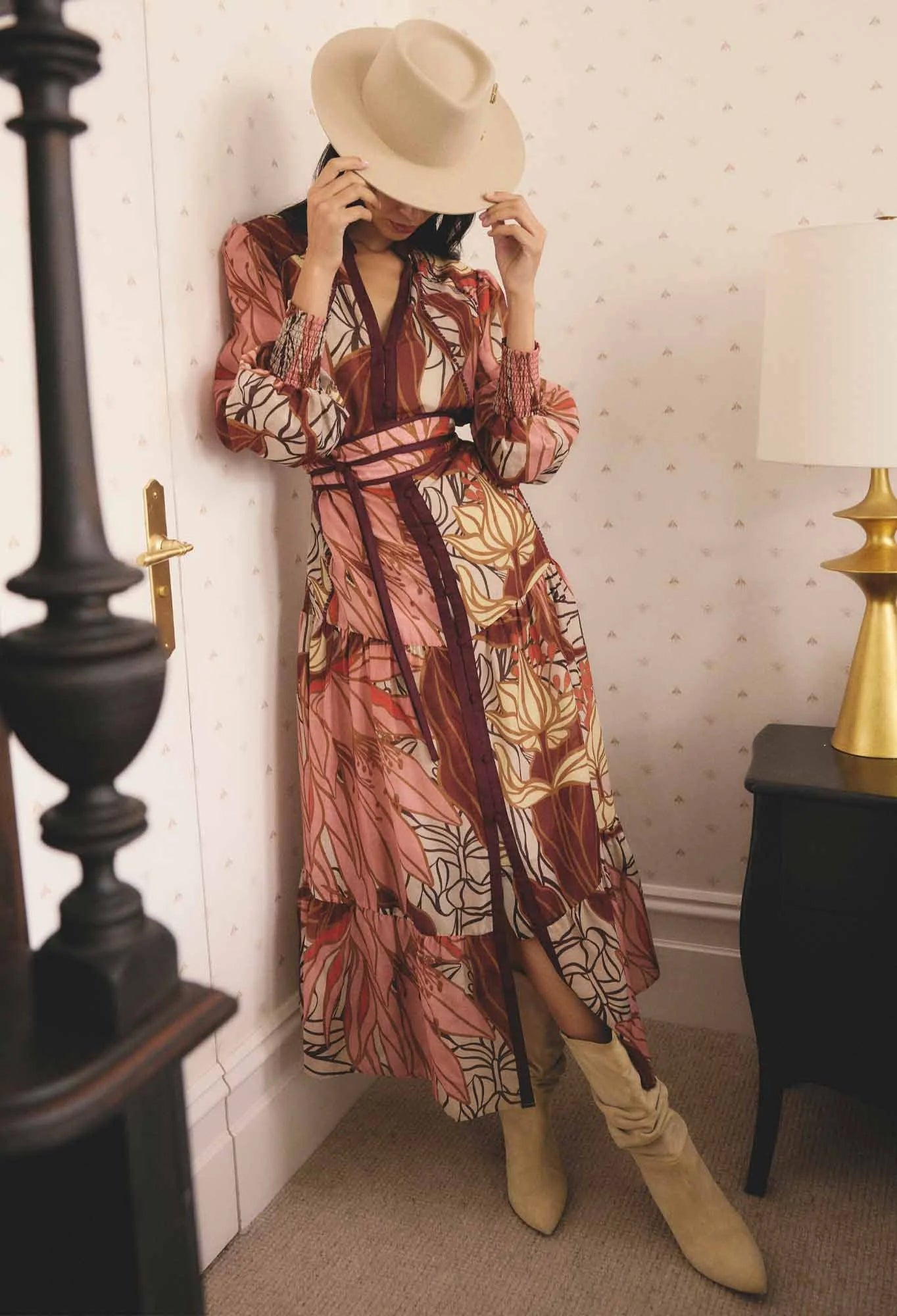 Liliana Printed Maxi Dress