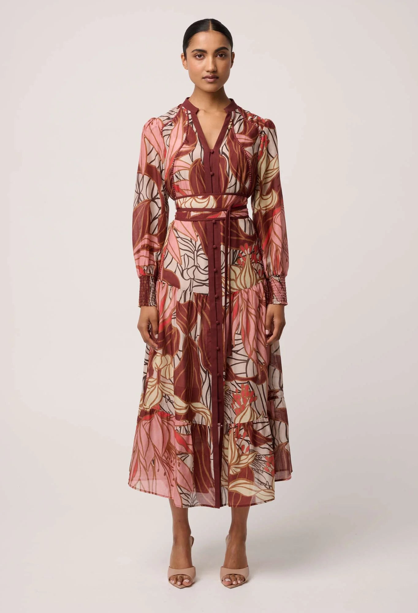 Liliana Printed Maxi Dress