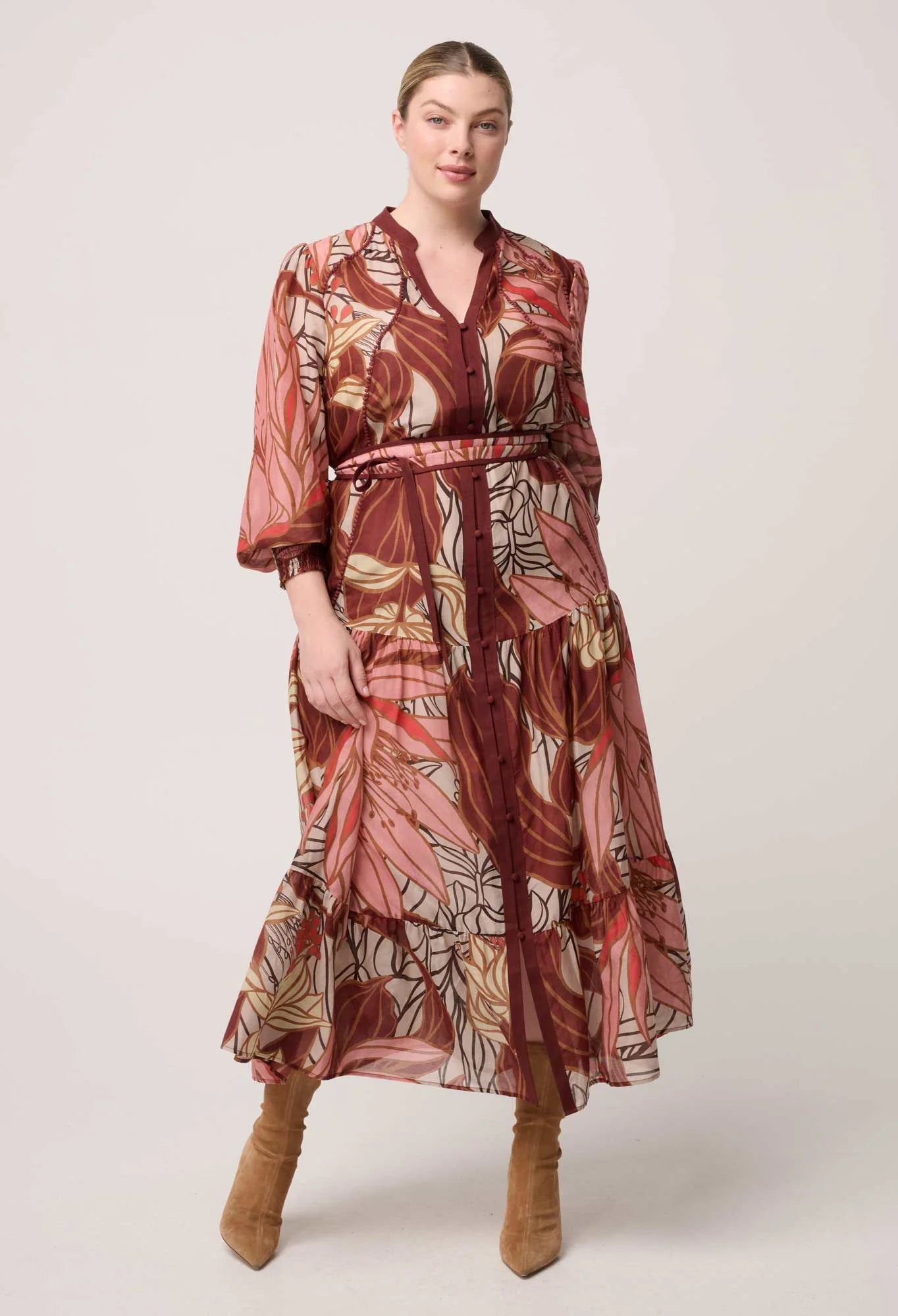 Liliana Printed Maxi Dress