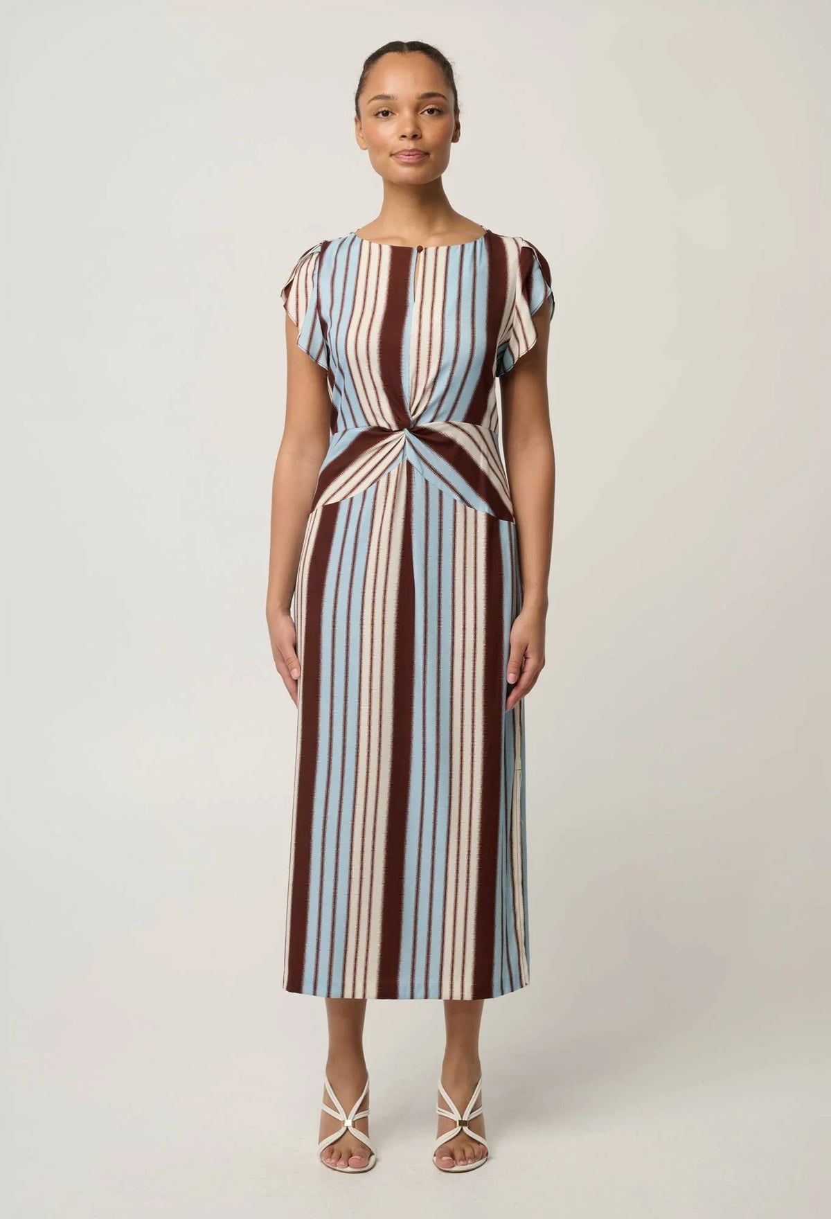 Geneva Dress - Iridescent Stripe