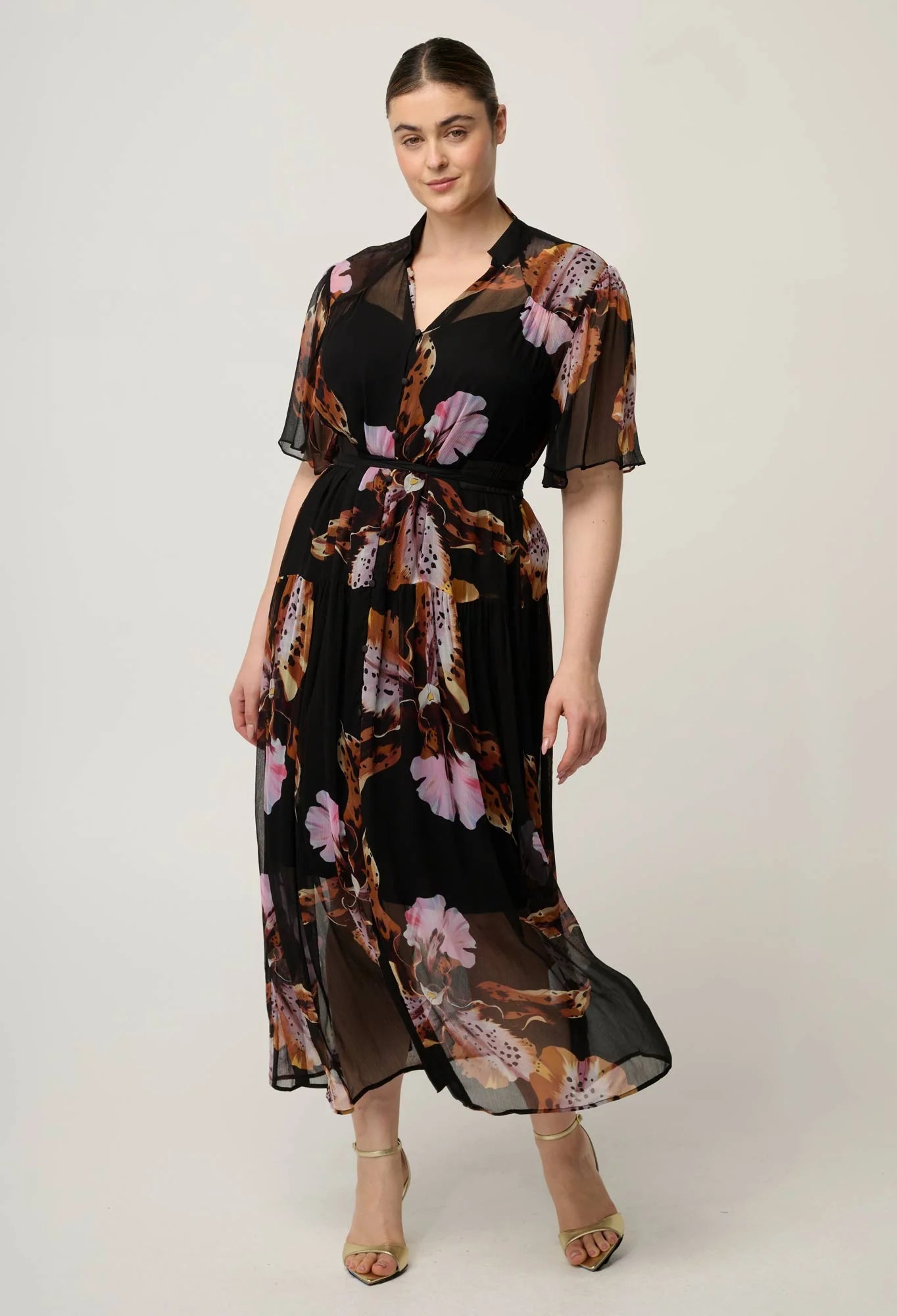 Ceres Sheer Chiffon Maxi
