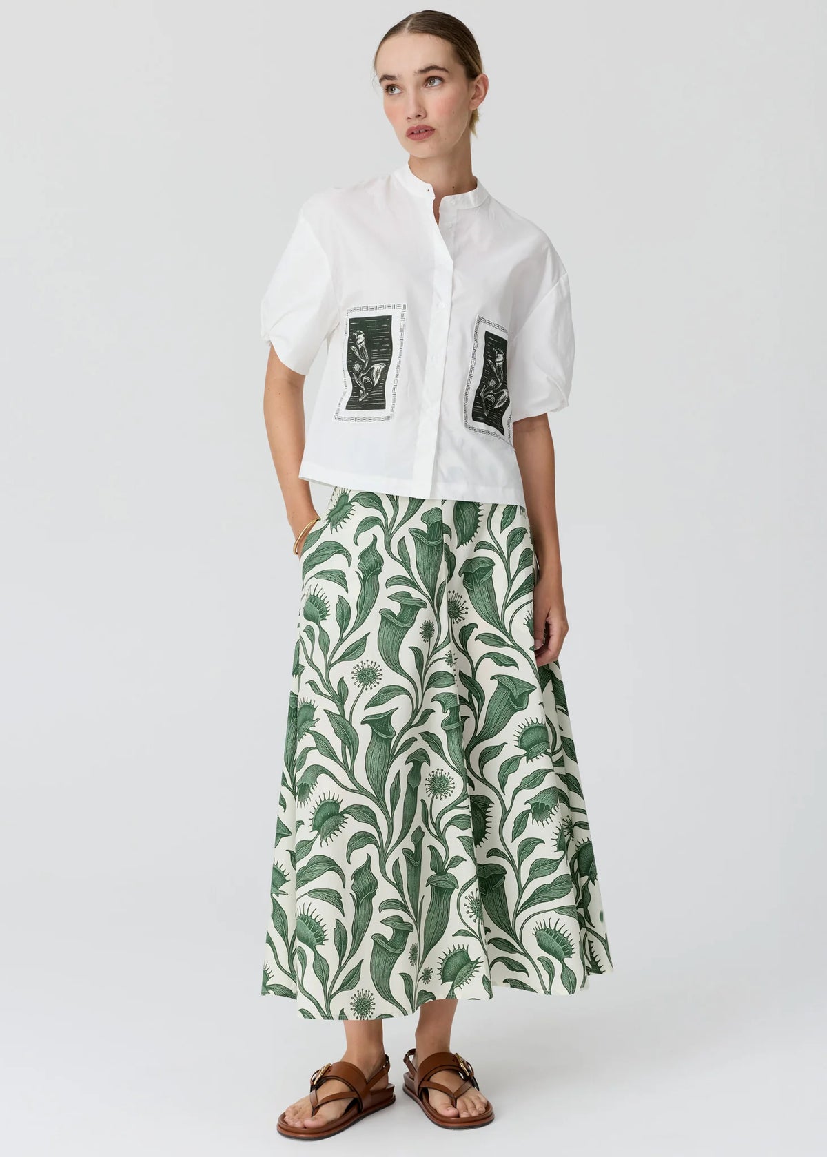 Camp Shirt - Botanica Patch