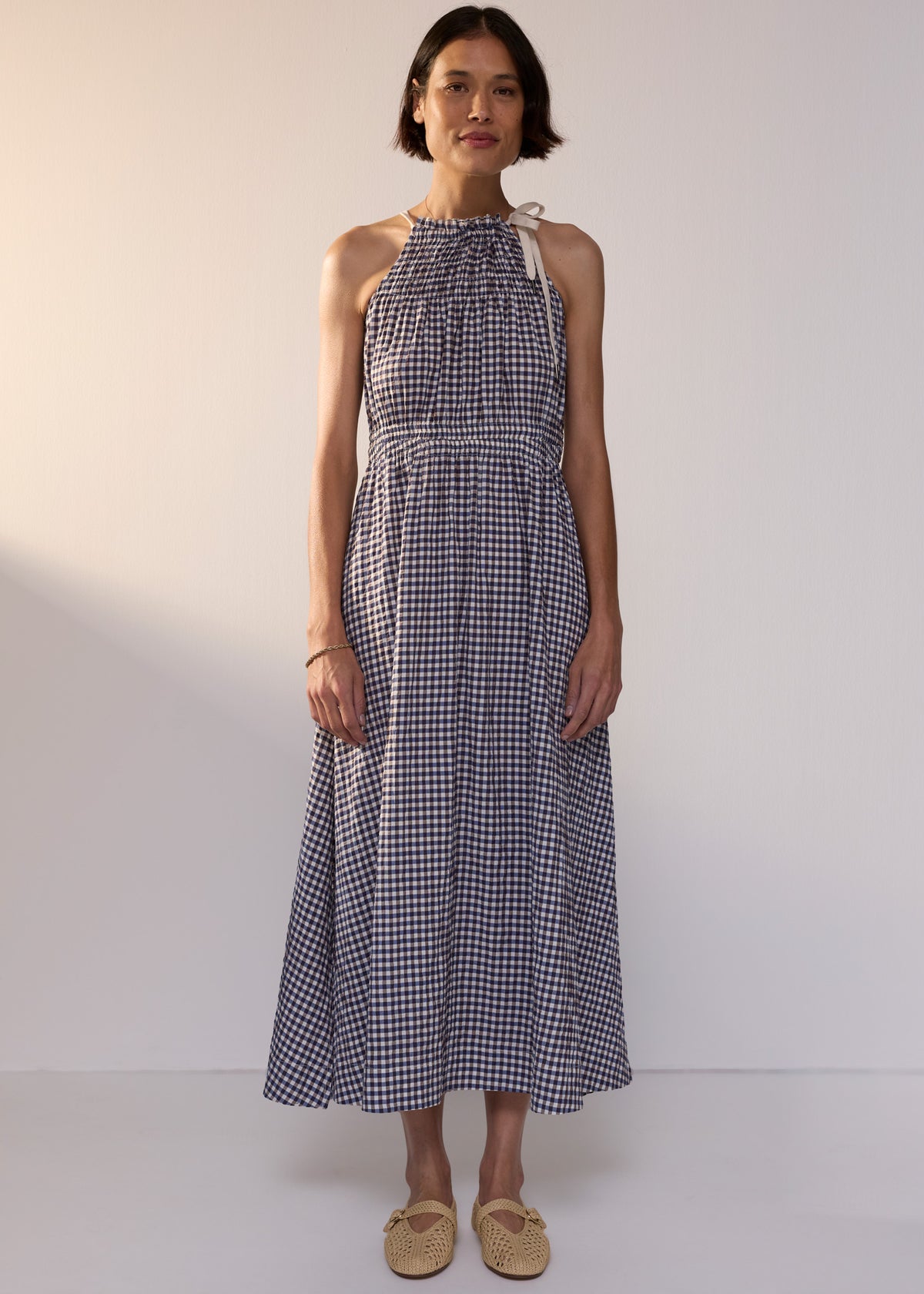 Mira Shirred Dress