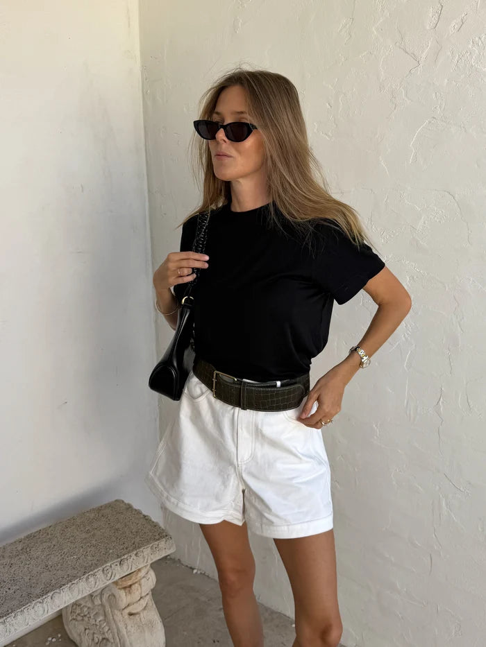 Quinn Shorts - White