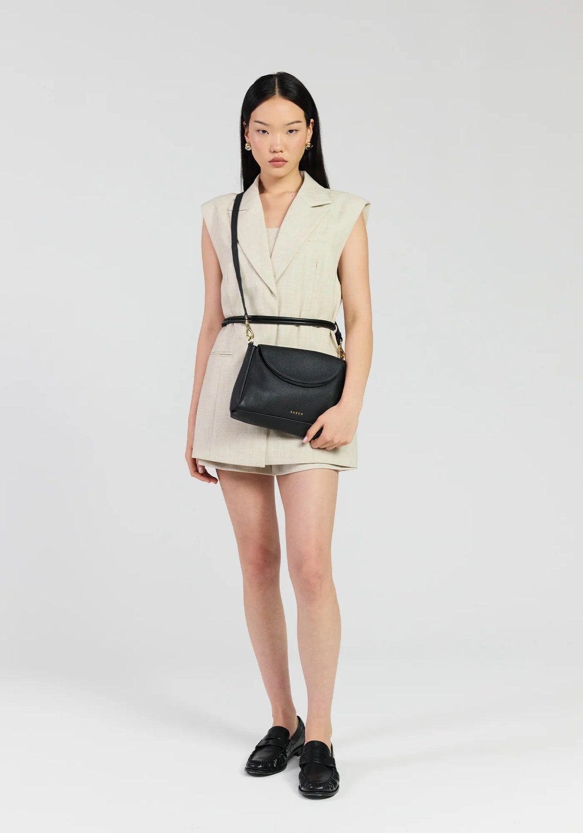 Beckett Crossbody Bag - Black