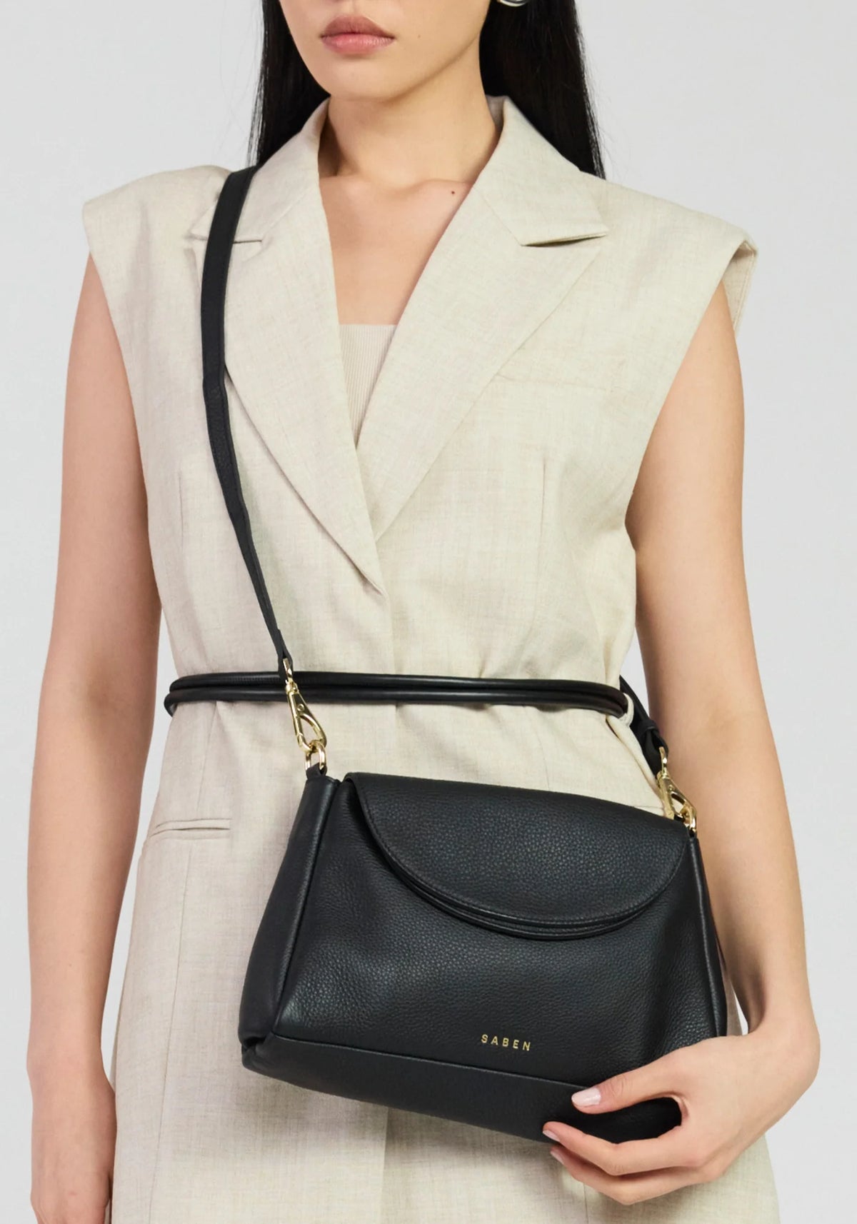 Beckett Crossbody Bag - Black