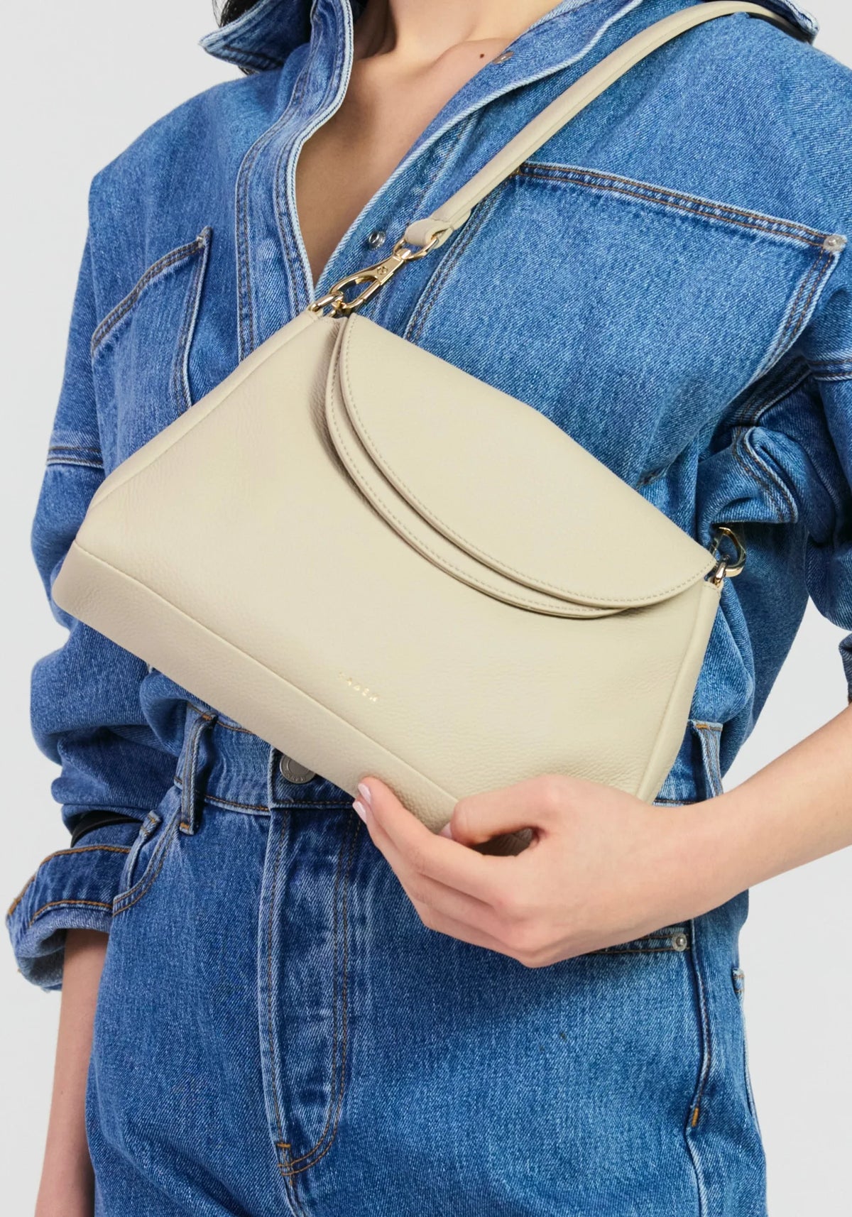 Beckett Crossbody Bag - Oyster