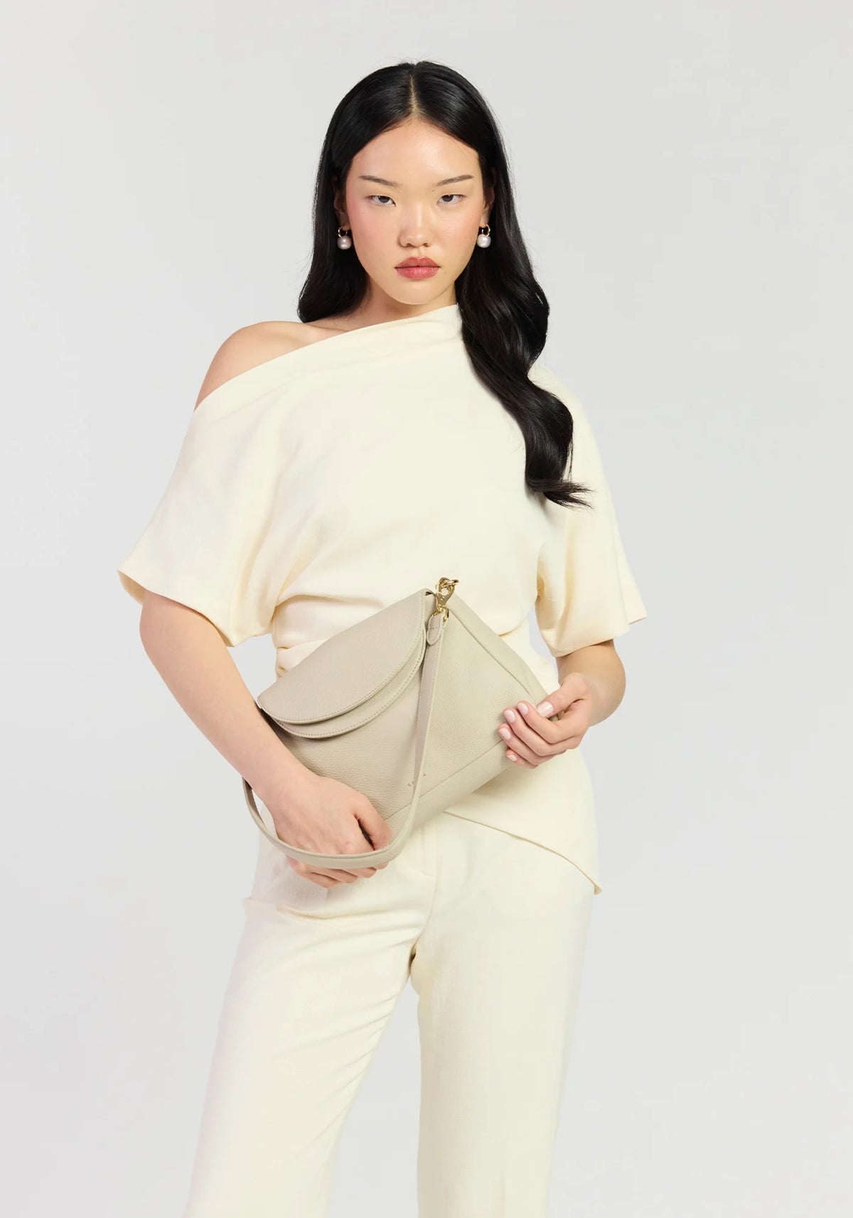 Beckett Crossbody Bag - Oyster