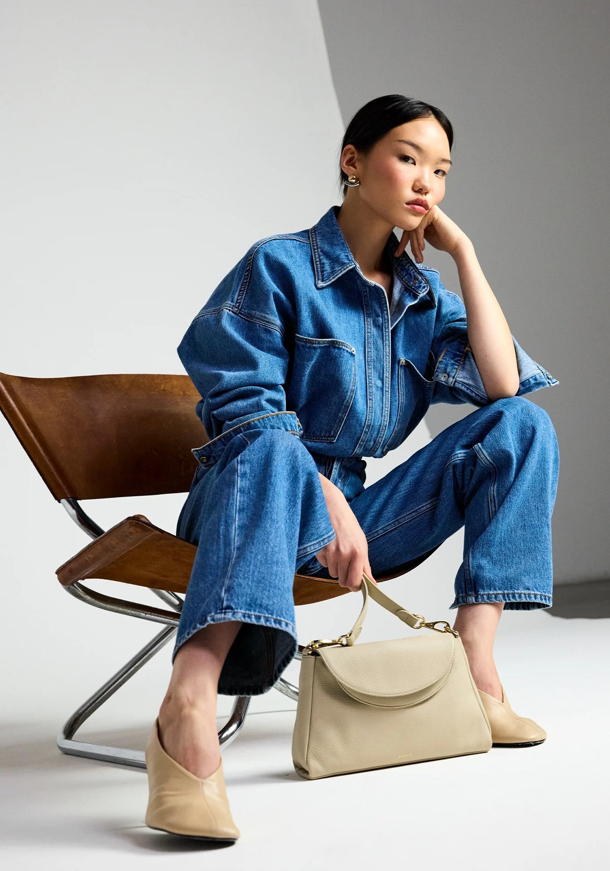 Beckett Crossbody Bag - Oyster