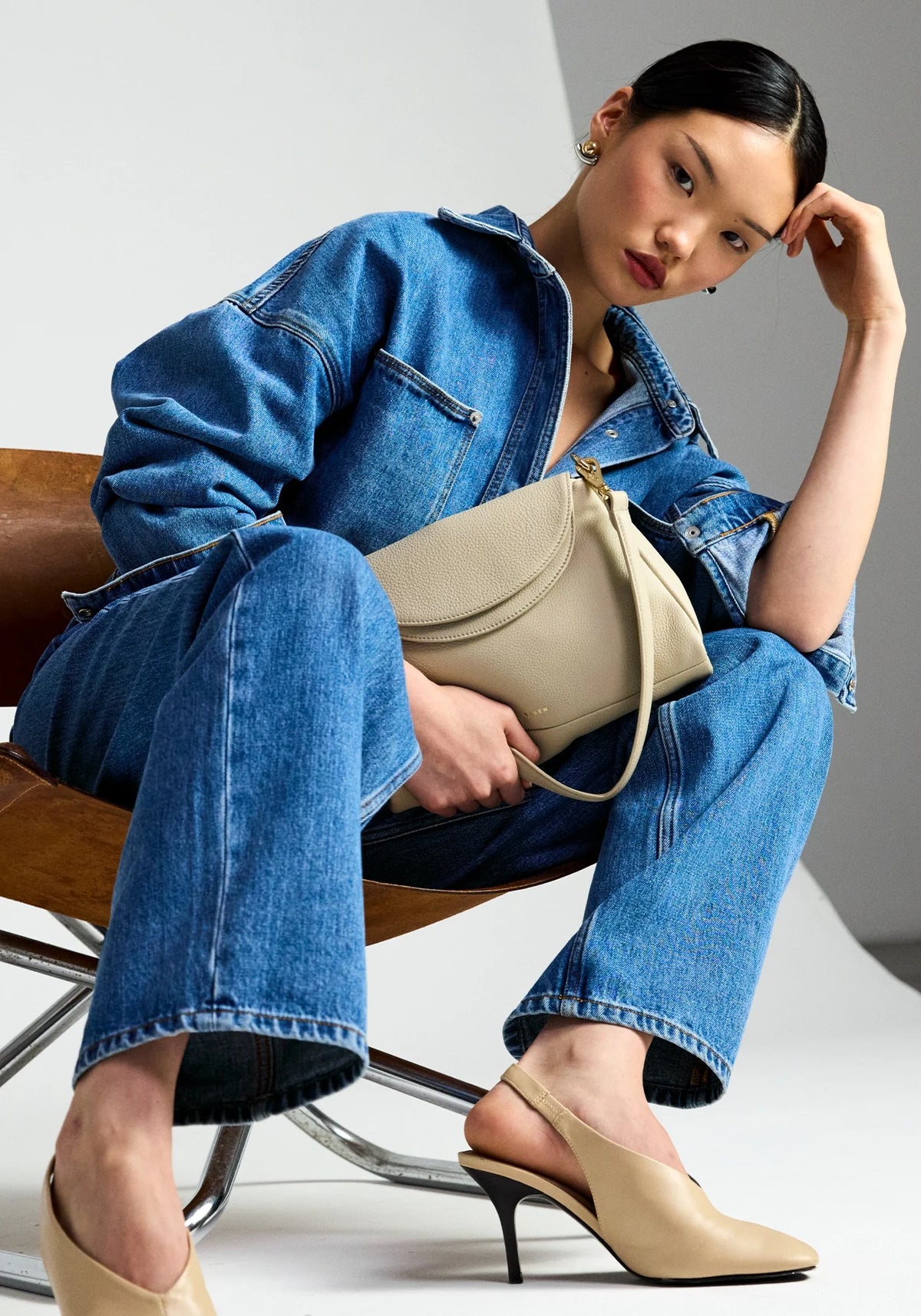 Beckett Crossbody Bag - Oyster