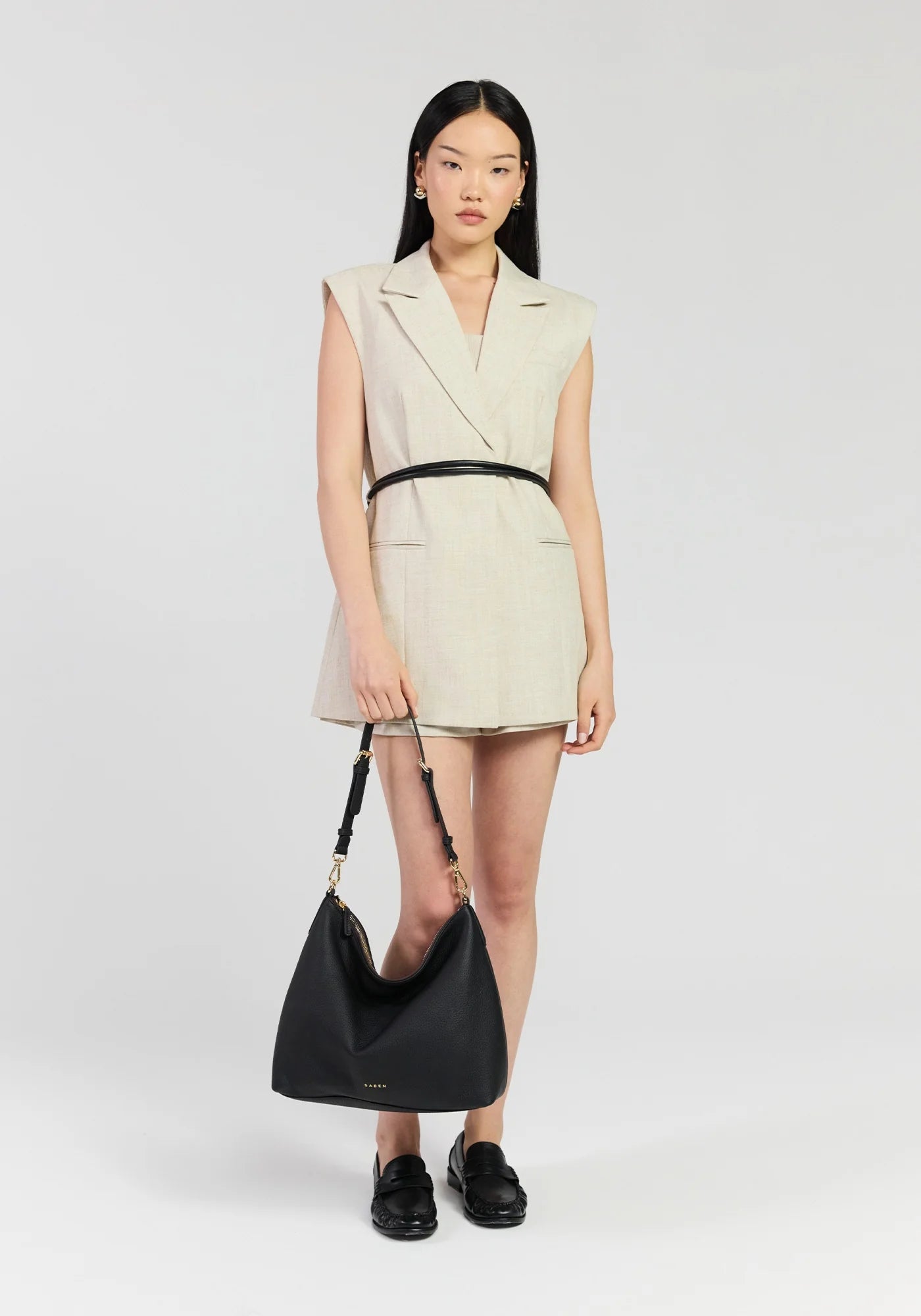 Miki Shoulder Bag - Black Luxe
