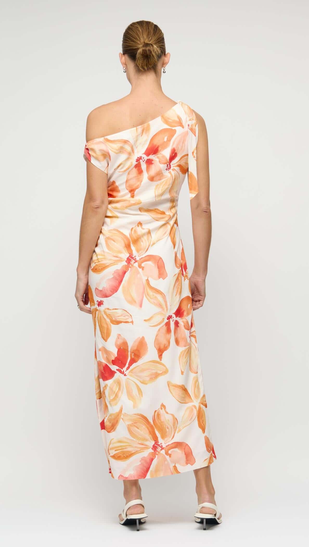 Solana Asym Midi Dress