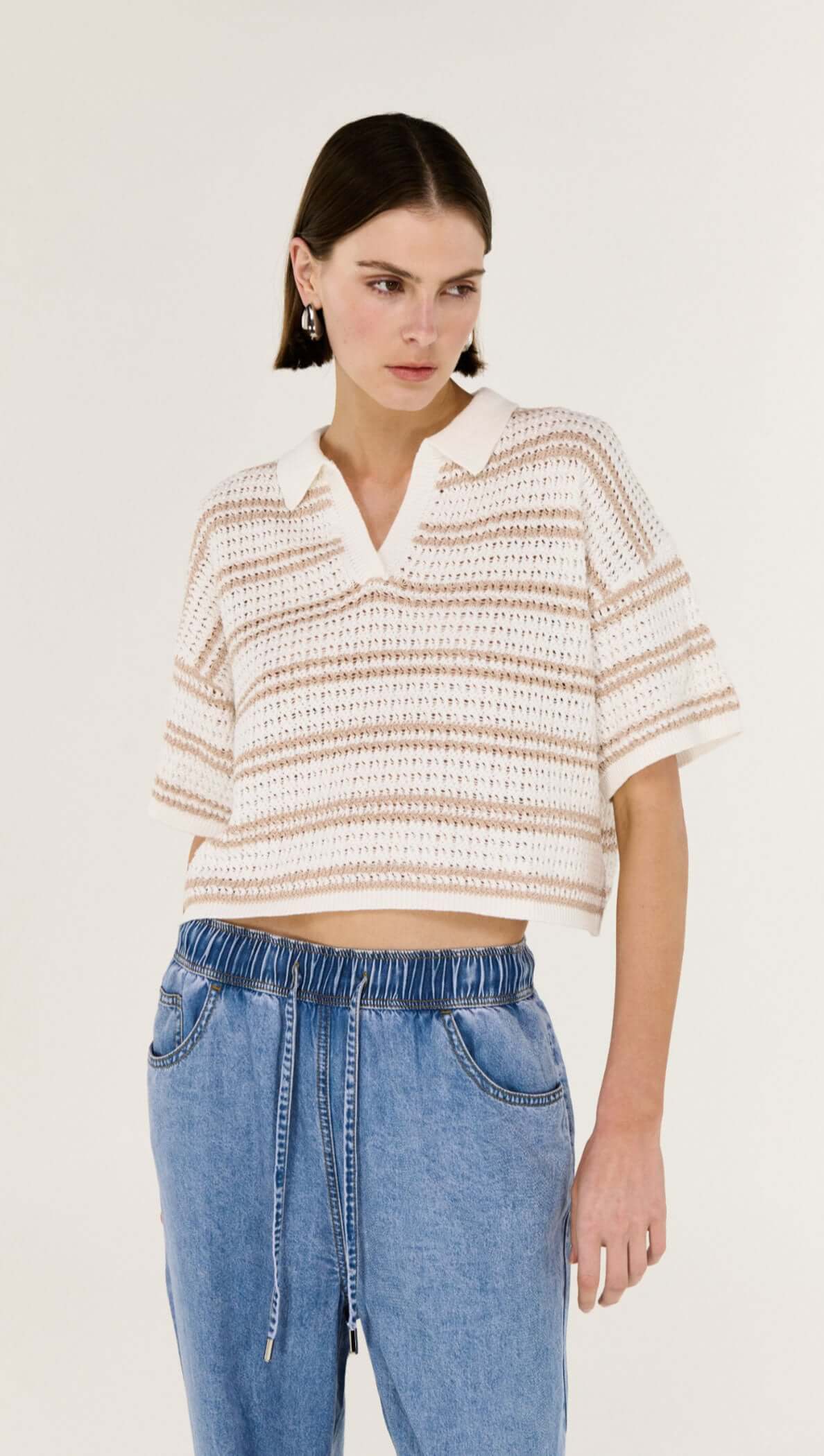Eamon Knit Polo Tee