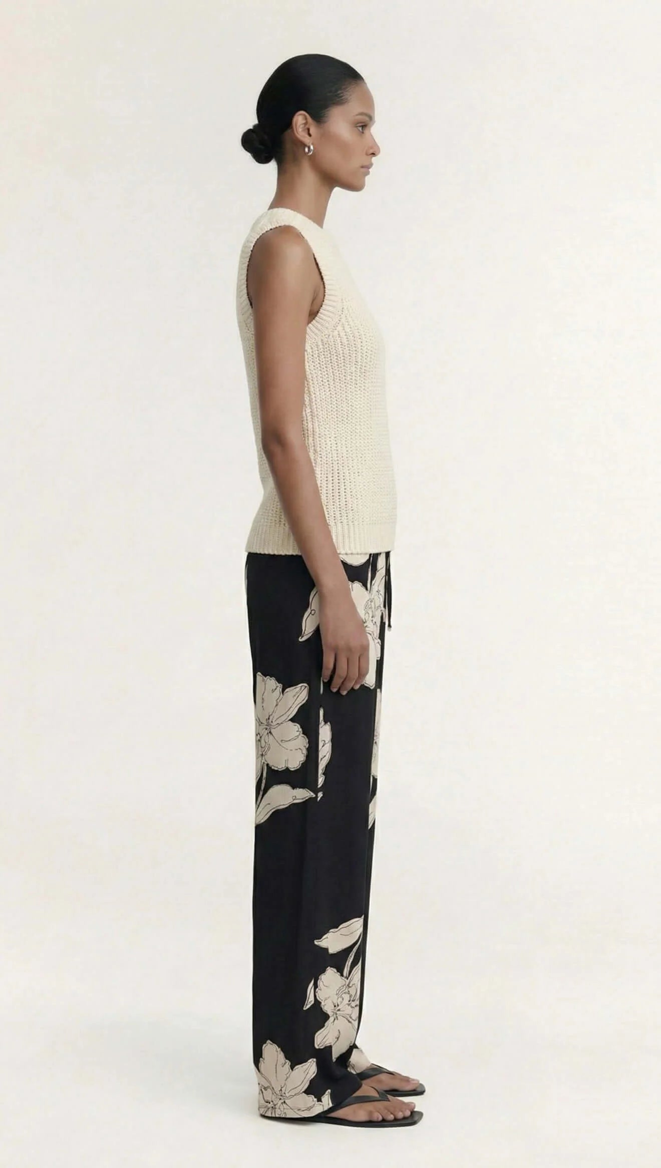 Cove Knit Tank - Natural Beige