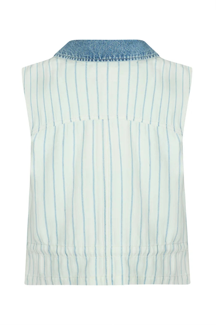 Billie Vest - Faded Stripe