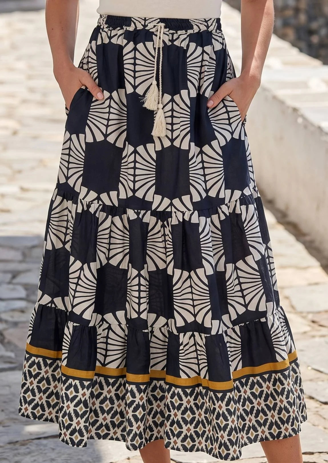 Sahara Printed Maxi Skirt