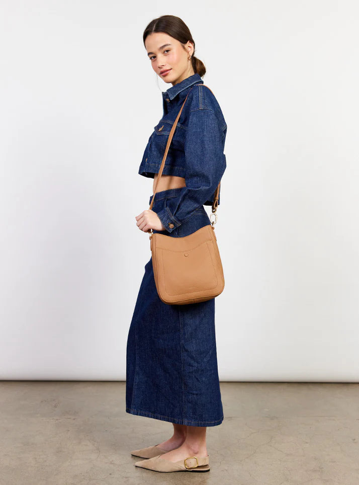 Rosie Shoulder Bag - Toffee Luxe