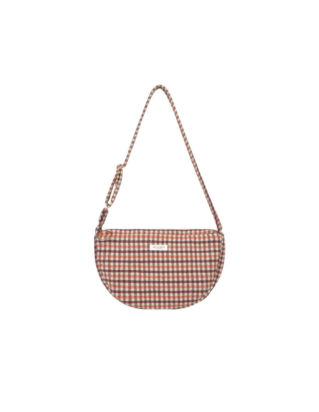 Bastille Bag - Maroon Check