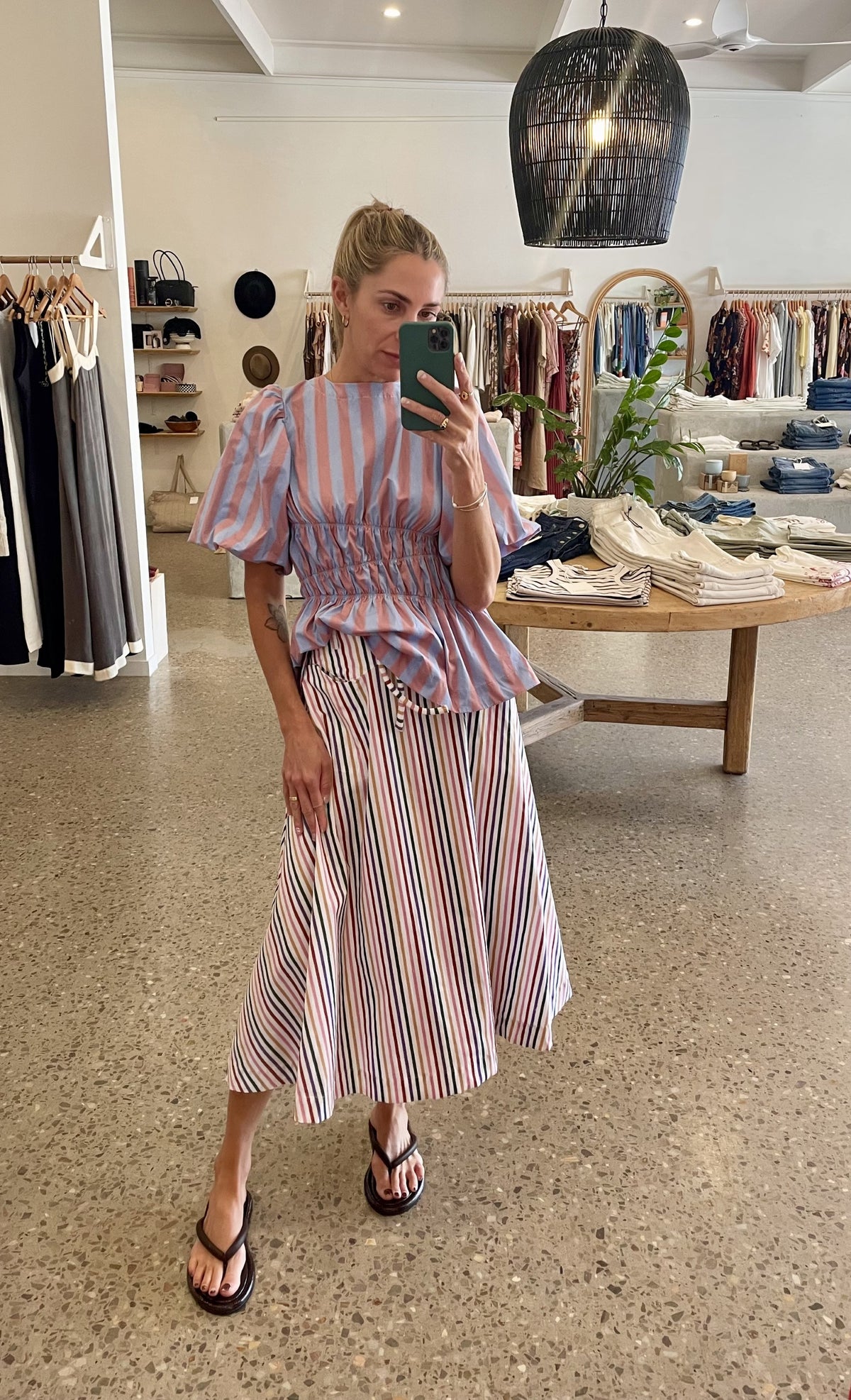 Midi Skirt - Rainbow