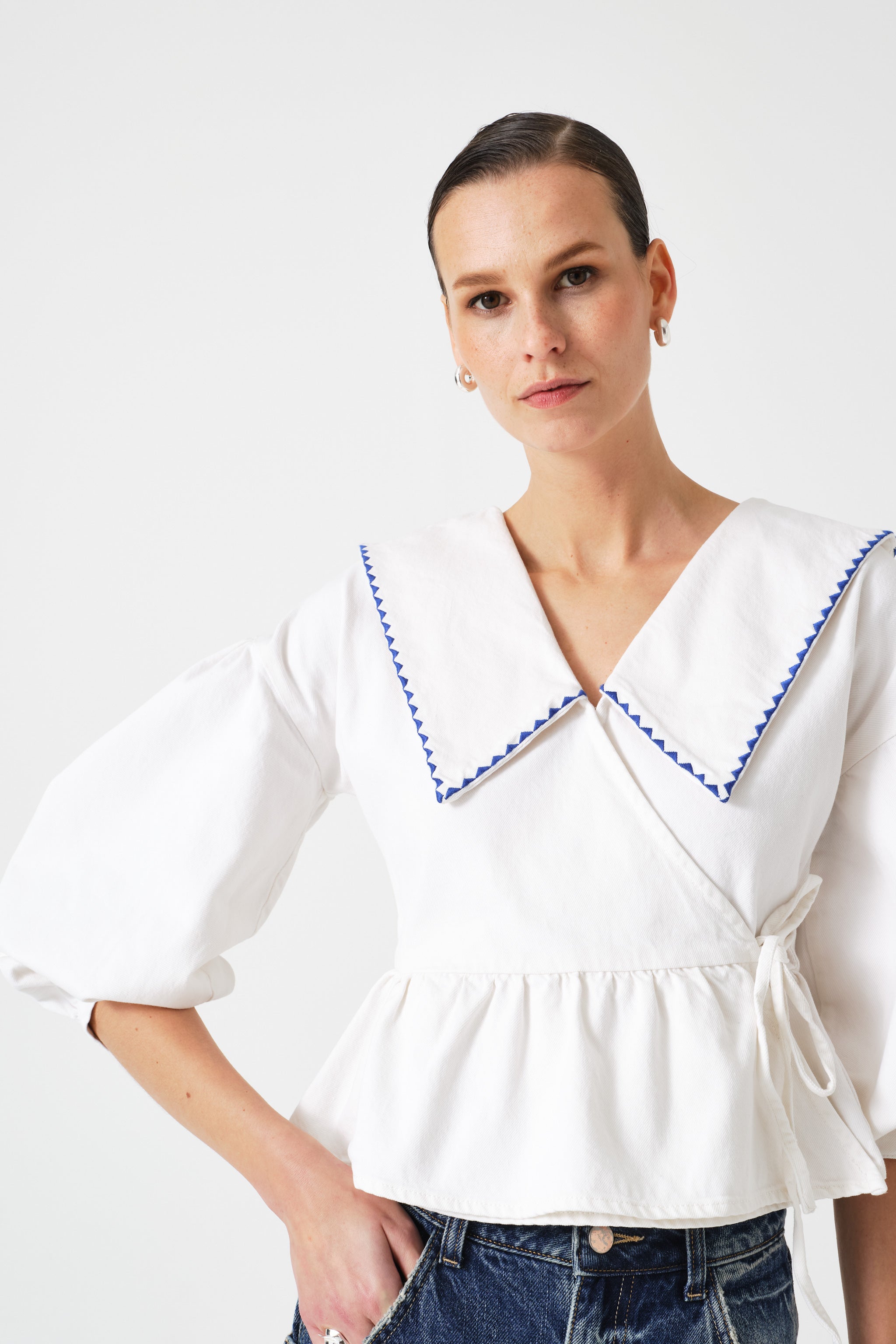 Nour Blouse - White