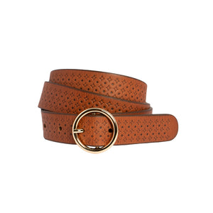 Airlie Leather Belt - Chestnut