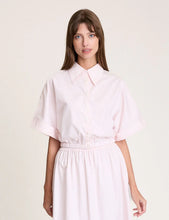 Crop Cuff Shirt - Petal