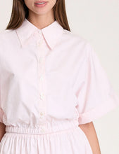 Crop Cuff Shirt - Petal