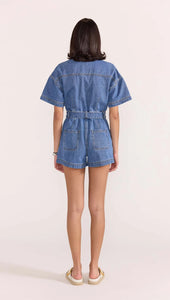 Tate Denim Playsuit