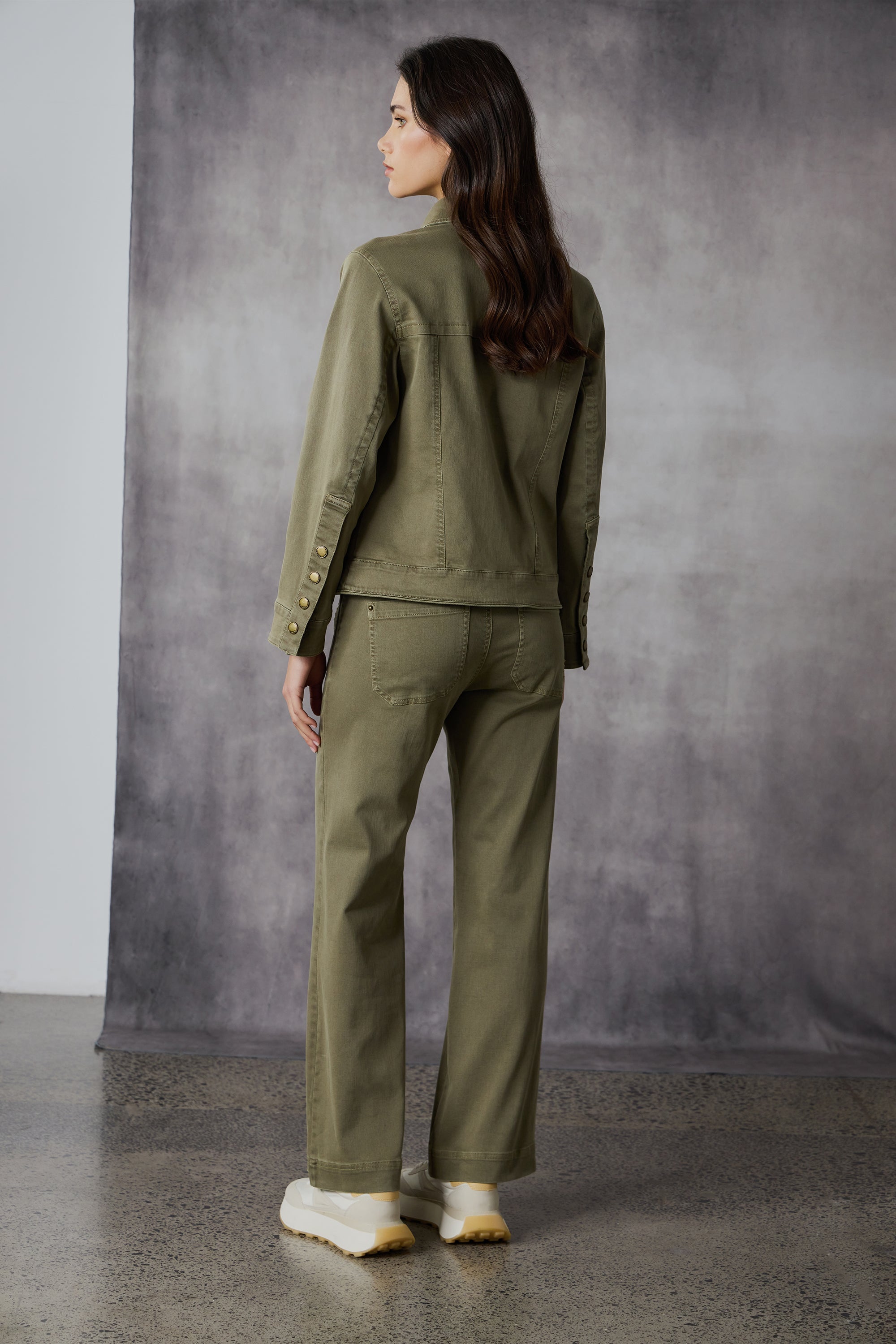 Chrome Jean - Olive