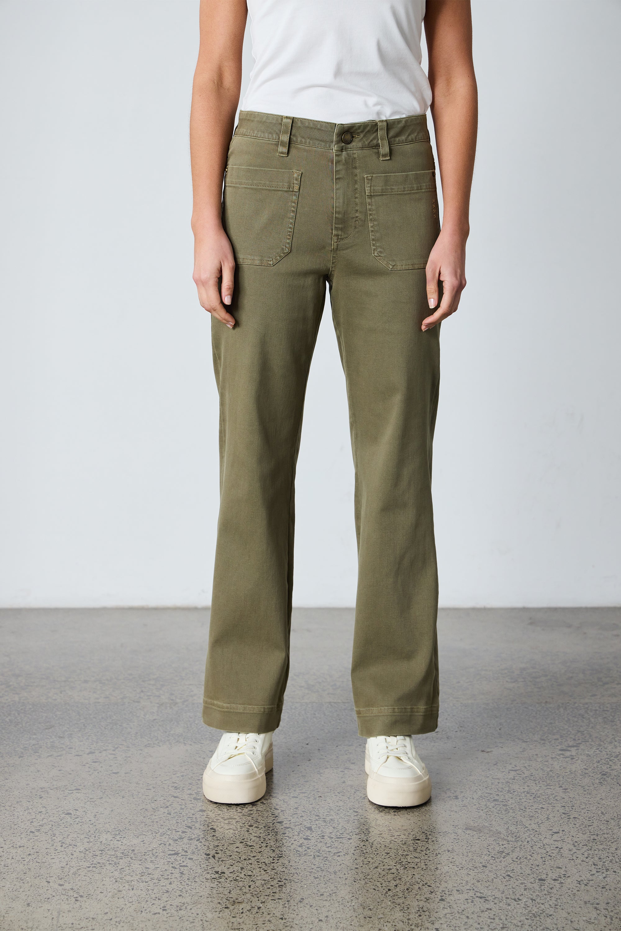 Chrome Jean - Olive