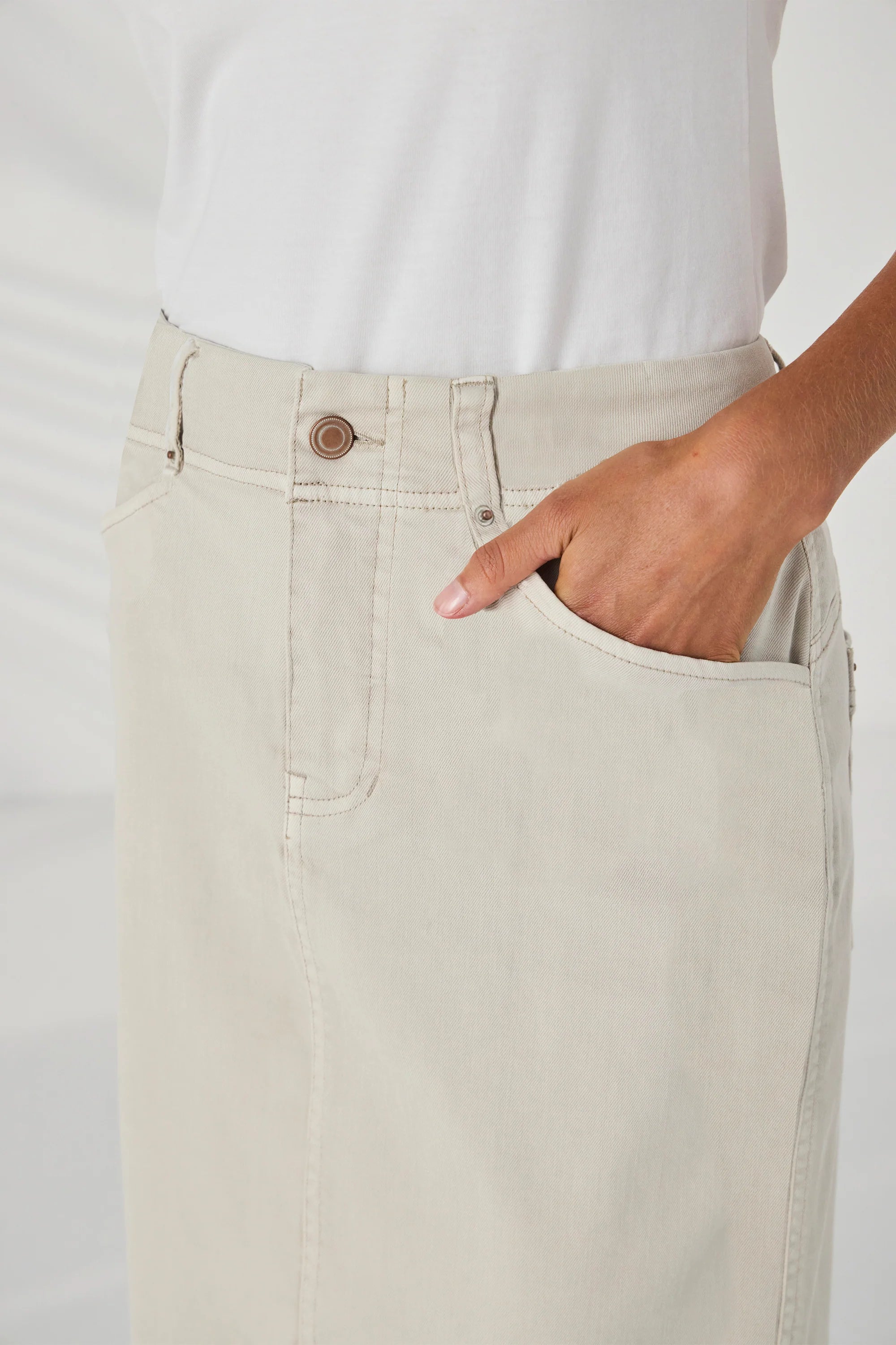 Ryder Skirt - Almond