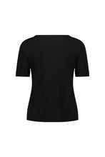 Boat Neck Top - Black