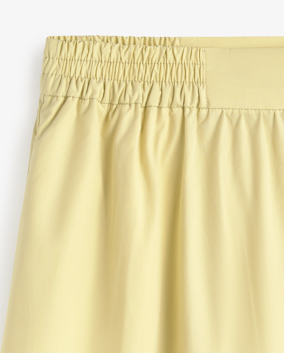 Long Poplin Skirt - Ecru