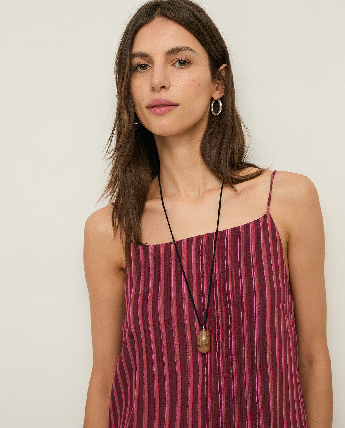 Striped Midi Camisole Dress