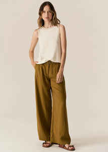 Tedd Tank - Ivory/Pink