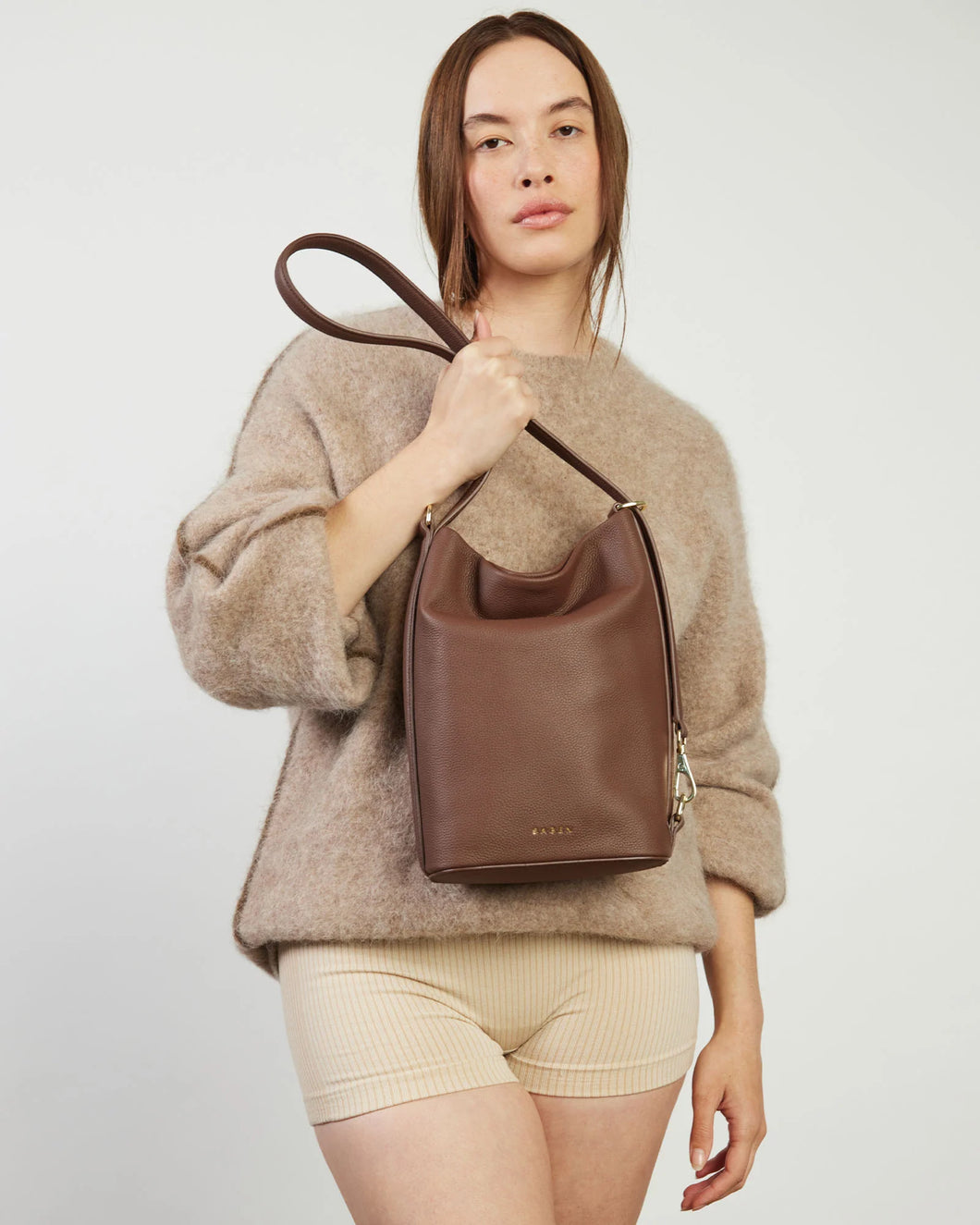 Jojo Shoulder Bag - Umber Pebble