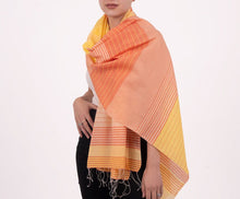 Caspia Silk Cotton Scarf - Marigold